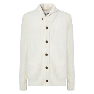 MC2 Saint Barth Cardigans, male, White, Size: L Trousers