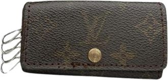 Louis Vuitton Pre-owned Canvas Sleutelhanger - Dames - Vintage Accessoires - Bruin - ONE Size - Vintage