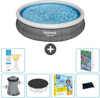 Bestway Piscina Bestway Fast Set Redonda - 366x76 Cm - 7-piezas S234