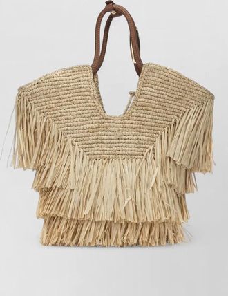 Zimmermann raffia beach bag