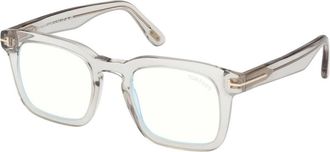 Tom Ford Ft 6025B 020 Eyeglasses - Heren - Brillen - Grijs - 50 MM - Accessoires