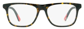 Moncler ML5161 Rectangular Acetate Eyeglasses - Havana