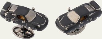 Jan Leslie Mens Enamel Fast Car Cufflinks