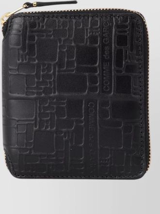 Comme Des Gar&ccedil;ons calfskin zip wallet