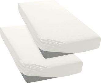 My Home Spannbettlaken »PAPRIKA« Bettlaken, Laken, in zwei Qualitäten: Fleece & Jersey, 100% Polyester