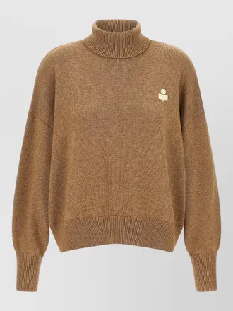 Isabel Marant nasha turtleneck sweater dropped shoulder design