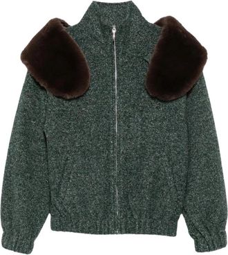 Shushu/Tong Katoenen Twill Jas - Dames - Zomerjassen - Groen - XS - Katoen - Jassen