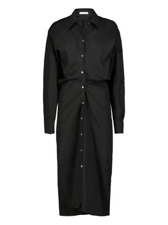 The Row buttoned shirt midi dress - Black