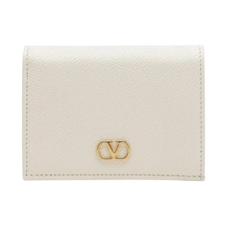 Valentino Garavani Wallets & Cardholders, female, Beige, Size: ONE SIZE Flap French Wallet