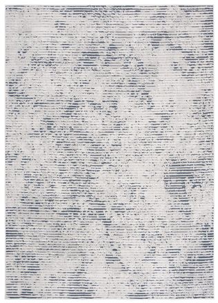 Tapiso Alfombra de sal&oacute;n beige azul moteado efecto 3d suave 120 x 170 cm