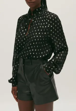 Claudie Pierlot Chemisier pois noir