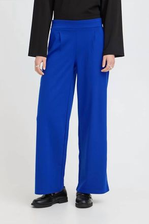 Ichi Ihkate Long Trouser In Sodalite Blue