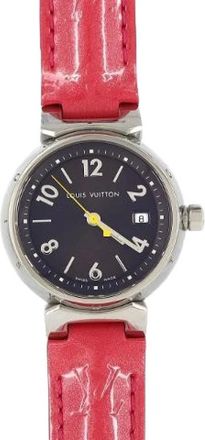 Louis Vuitton Pre-owned Watches, female, Red, Size: ONE SIZE Pre-owned Tambour Quartz