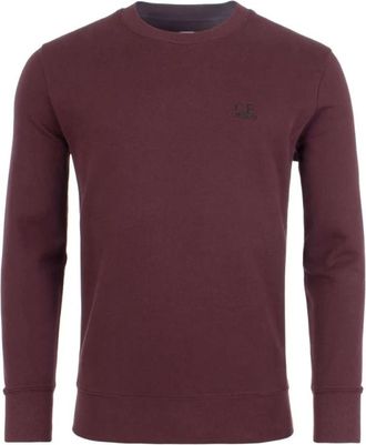 C.P. Company Sweatshirt met Geborduurd Logo - Heren - Sweatshirts - Rood - XL - Katoen - Hoodies & sweatvesten
