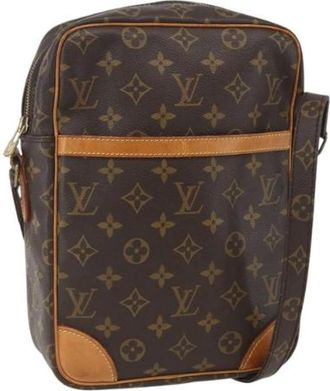 Louis Vuitton Pre-owned Cross Body Bags, female, Brown, Size: ONE SIZE Pre-owned Vintage Canvas Cross Body Bag