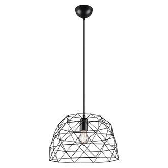 Reality Vintage L&aacute;mpara Colgante Comedor Colgante Techo Cocina L&aacute;mpara Jaula Negro Mate Reality Lighten R30719032