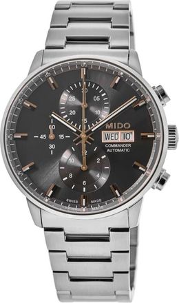 Mido Commander Chronograph Automatic Anthracite Dial Stainless Steel Mens Watch M016.414.11.061.00