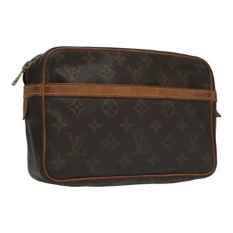 Louis Vuitton Pre-owned Canvas clutches - Dames - Pre-owned - Bruin - Maat: ONE Size Leer