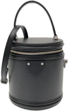 Louis Vuitton Pre-owned Epi Bucket Bag - Dames - Vintage Tas - Zwart - ONE Size - Leer - Vintage