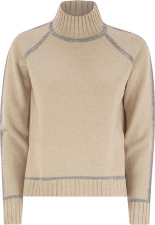 Max Mara Pescara Wool And Cashmere Turtleneck Sweater