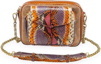 CLARIS VIROT Charly Crossbody Bag - Dames - Schoudertassen - Veelkleurig - ONE Size - Katoen - Tassen