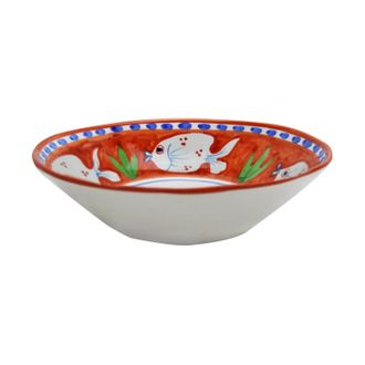 Arcucci poiseidone orange flat bottom 23 cm