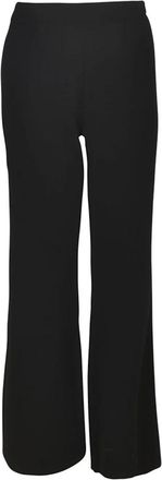 Charlott Wijde broek - Dames - Wijde Broeken - Zwart - M - Polyester - Broeken