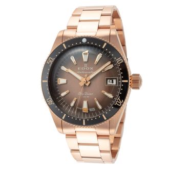 Edox Womens SkyDiver 38mm Automatic Watch