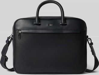 HUGO BOSS Laptoptasche in Lederoptik Modell RAY_MP_S DOC CASE in Black, Gr&ouml;&szlig;e 1