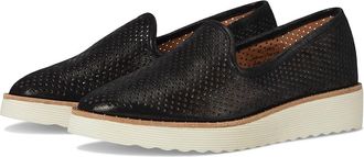 Johnston & Murphy Mitzi Perfed Venetian Womens Work Lace-up Boots Black Italian Metallic Suede : 7.5 M, Leather