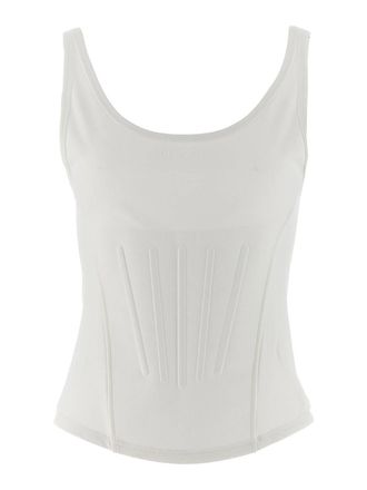 MUGLER corseted tank top
