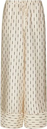 Neo Noir Broeken, Dames, Beige, XS, Cropped Broek