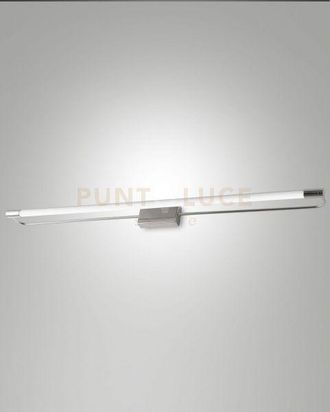 Fabas Luce Rapallo Applique Cromo In Metallo E Metacrilato L.60cm A Led 3000k - 20w - 2240 Lm
