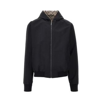 Gucci Cotton and GG nylon reversible jacket Man 48