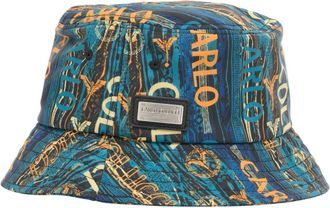 Carlo Colucci Bucket Hat met Allover Print - unisex - Hoeden - Veelkleurig - S/M - Accessoires