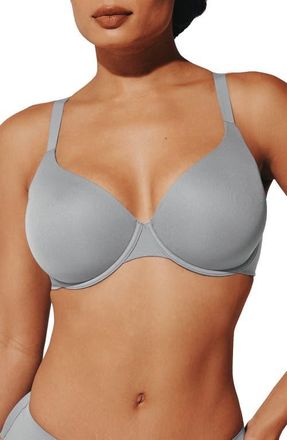 Thirdlove ComfortStretch Underwire Back Smoothing T-Shirt Bra in Tide at Nordstrom, Size 36A1/2