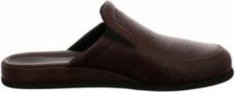 Rohde Heren Pantoffels in Bordeaux Leer - Heren - Slip ons - Rood - 47 EU - Leer - Schoenen
