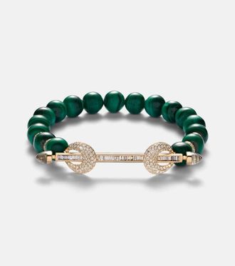 Ananya Chakra 18kt gold bracelet with gemstones