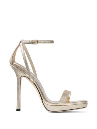 Jimmy Choo London Moza Leder-Absatzsandalen