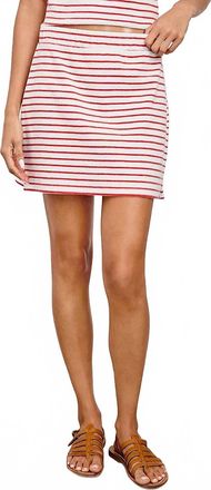 Rails Hope Pull On Mini Skirt In Cherry Stripe