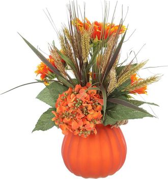 Creative Displays Inc. Modern Fall Centerpiece With Sunflowers & Hydrangeas