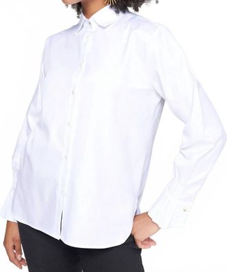 Vilagallo Pleated Cuff Dress Shirt In White
