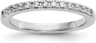 Diamond2Deal 14k Gold Lab Grown Diamond Wedding Band Ring 0.18Ct Clarity- VS Color- G-H