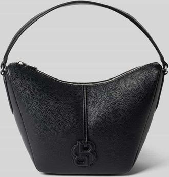 HUGO BOSS Henkeltasche in Lederoptik Modell ANETT SM HOBO in Black, Gr&ouml;&szlig;e 1