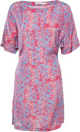 See By Chloé Zijden mini-jurk met bloemenprint - Roze