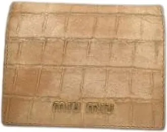 Miu Miu Pre-owned Wallets, female, Brown, Size: ONE SIZE Pre-owned Wallet