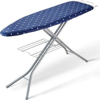 OEM B&uuml;gelbrett Dampfb&uuml;gelbrett Dampfb&uuml;geltisch Mit B&uuml;geleisenablage, 4 Schichten Klappbarer B&uuml;geltisch 1400 X 370 Mm B&uuml;gelfl&auml;che, 10 H&ouml;henverstellbar 640-