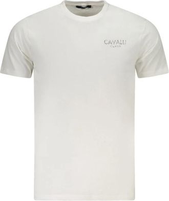 Cavalli Shirts - Heren - T-shirts - Wit - XL - Tops