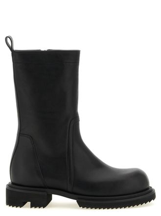 Rick Owens Black Ankle Boots