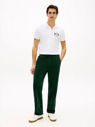 Tommy Hilfiger Crest Embroidery Velour Joggers